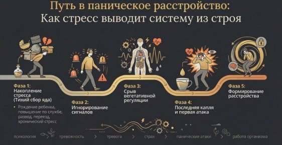 Причины панического расстройства