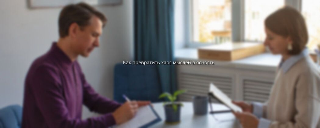 Как превратить хаос мыслей в ясность